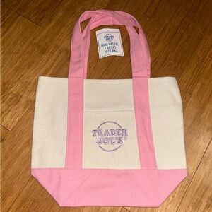 Trader Joe’s Mini Tote Bag- PINK